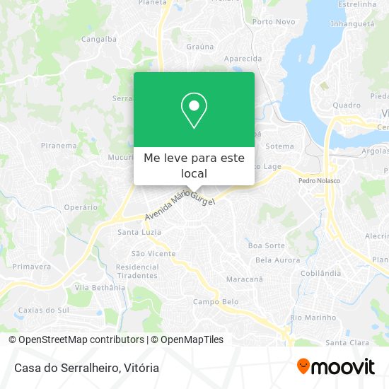 Casa do Serralheiro mapa