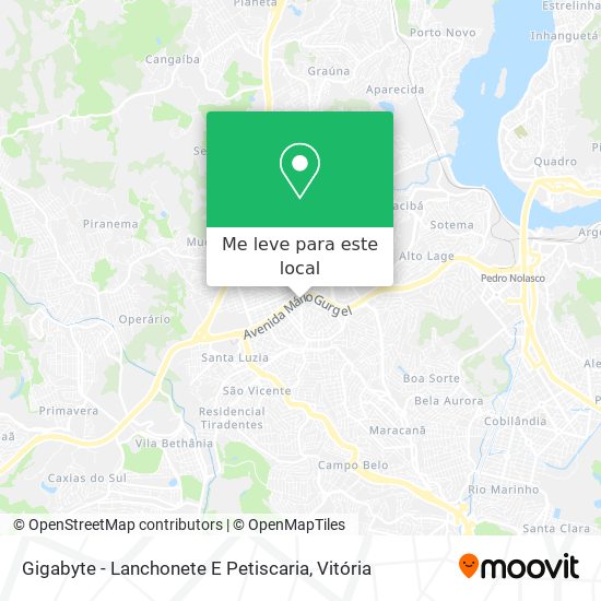 Gigabyte - Lanchonete E Petiscaria mapa
