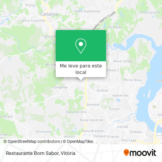 Restaurante Bom Sabor mapa