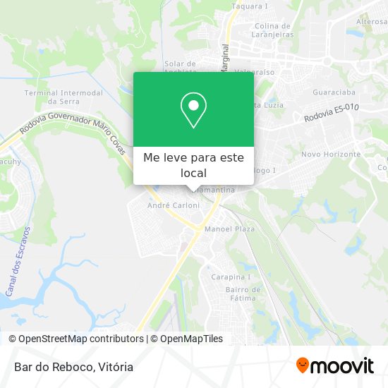 Bar do Reboco mapa