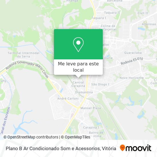 Plano B Ar Condicionado Som e Acessorios mapa