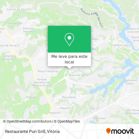 Restaurante Puri Grill mapa