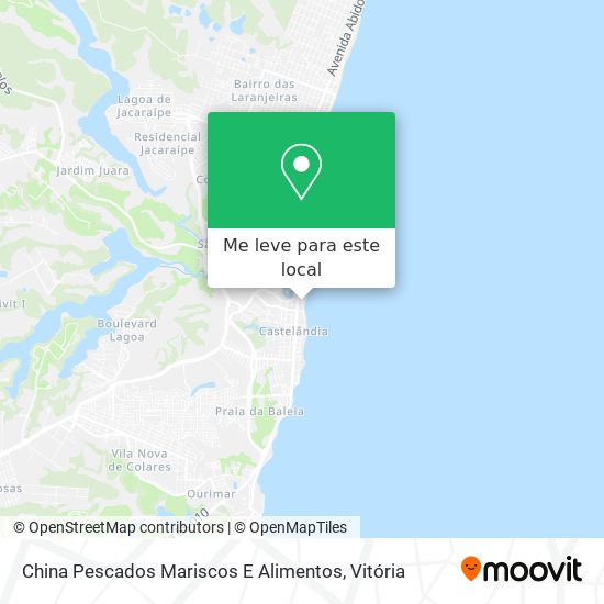 China Pescados Mariscos E Alimentos mapa