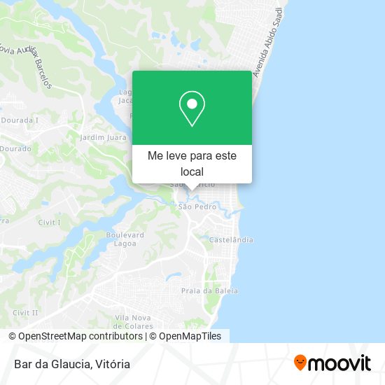 Bar da Glaucia mapa