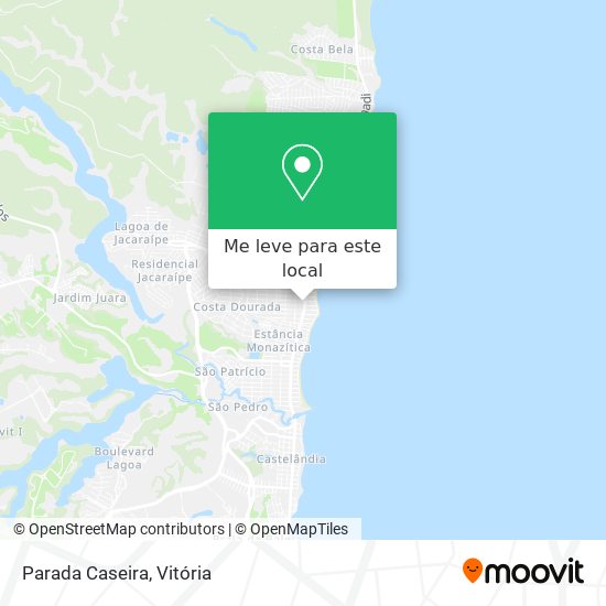 Parada Caseira mapa
