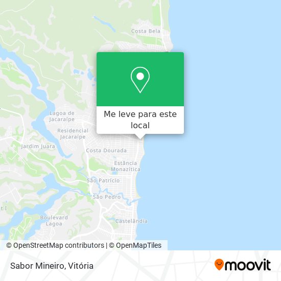 Sabor Mineiro mapa