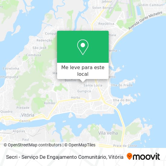 Secri - Serviço De Engajamento Comunitário mapa