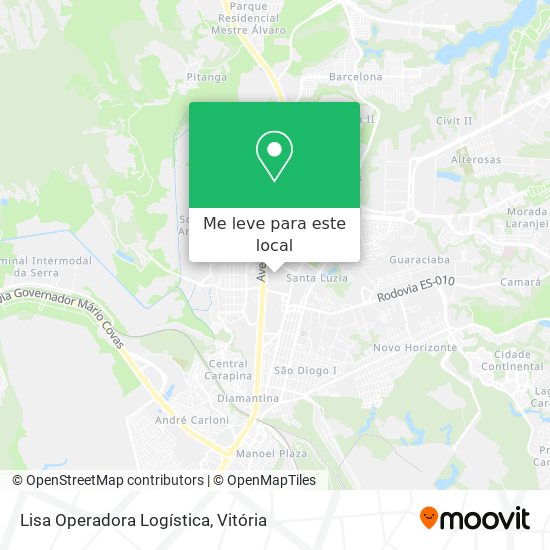 Lisa Operadora Logística mapa