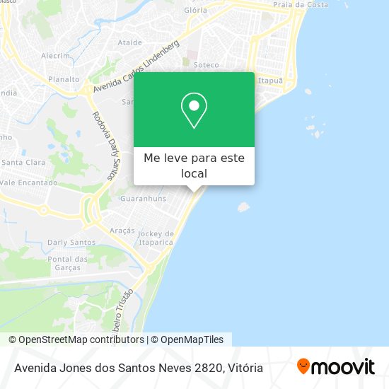 Avenida Jones dos Santos Neves 2820 mapa