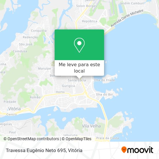 Travessa Eugênio Neto 695 mapa