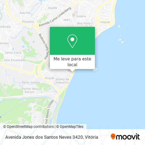 Avenida Jones dos Santos Neves 3420 mapa
