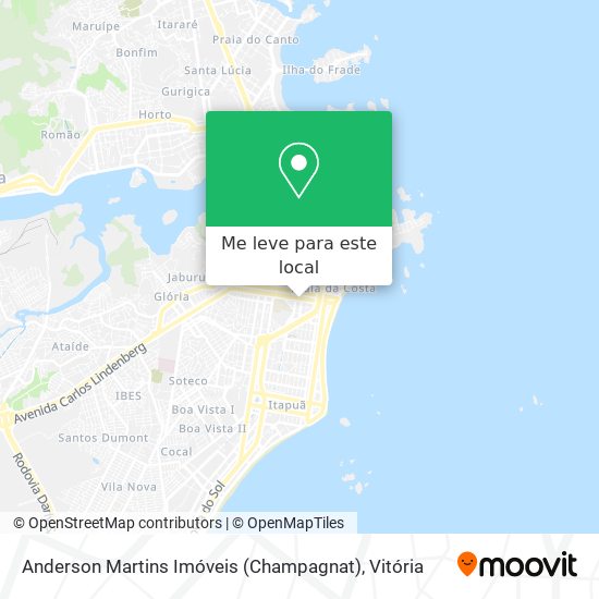 Anderson Martins Imóveis (Champagnat) mapa