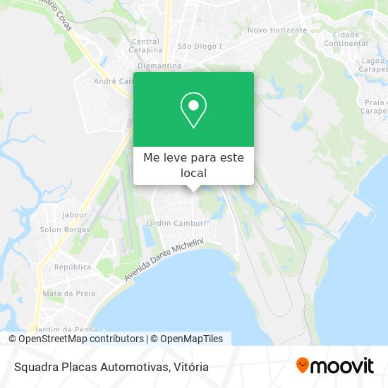 Squadra Placas Automotivas mapa