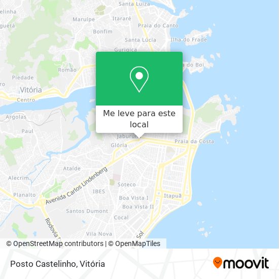 Posto Castelinho mapa