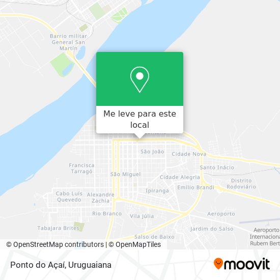 Ponto do Açaí mapa