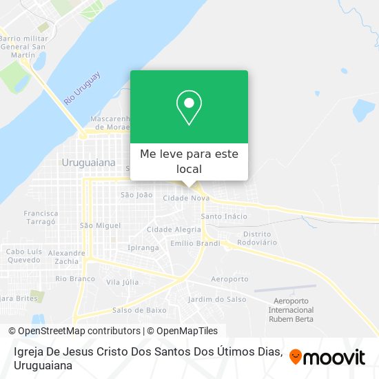 Igreja De Jesus Cristo Dos Santos Dos Útimos Dias mapa