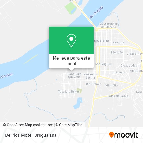 Delírios Motel mapa