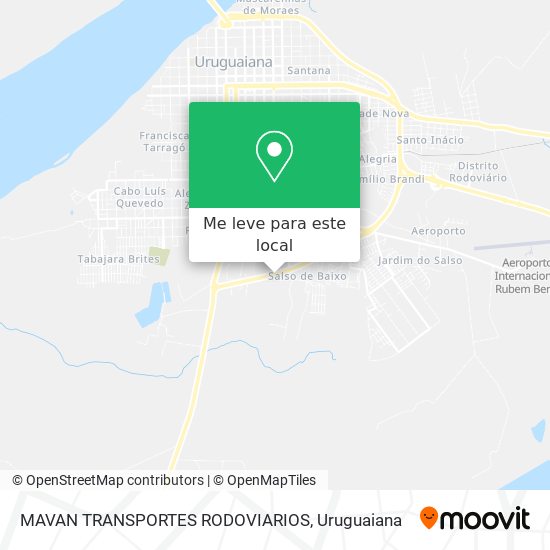 MAVAN TRANSPORTES RODOVIARIOS mapa