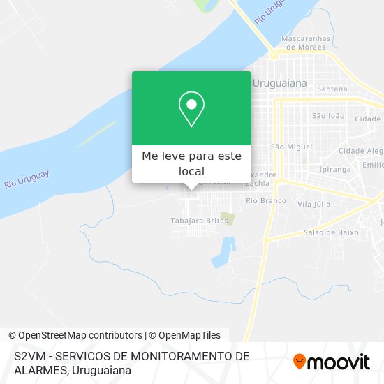 S2VM - SERVICOS DE MONITORAMENTO DE ALARMES mapa