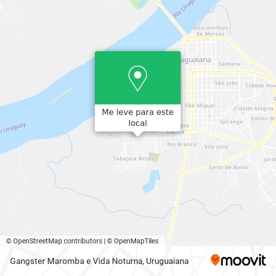 Gangster Maromba e Vida Noturna mapa