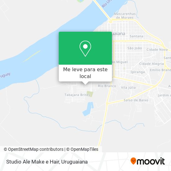 Studio Ale Make e Hair mapa