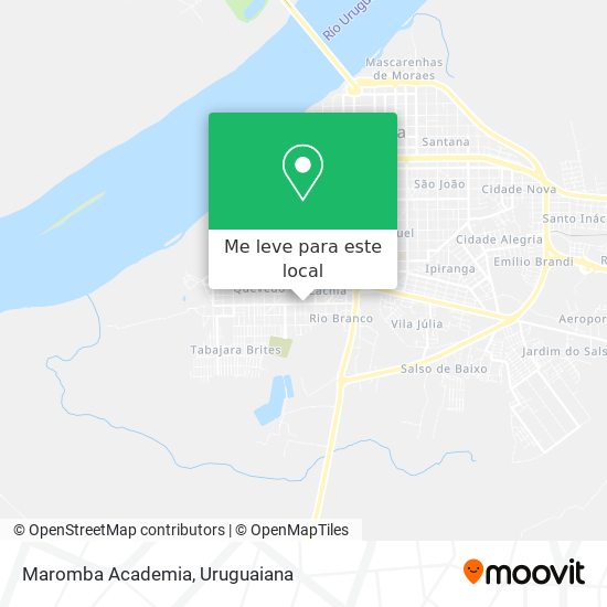 Maromba Academia mapa