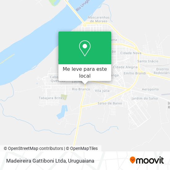 Madeireira Gattiboni Ltda mapa