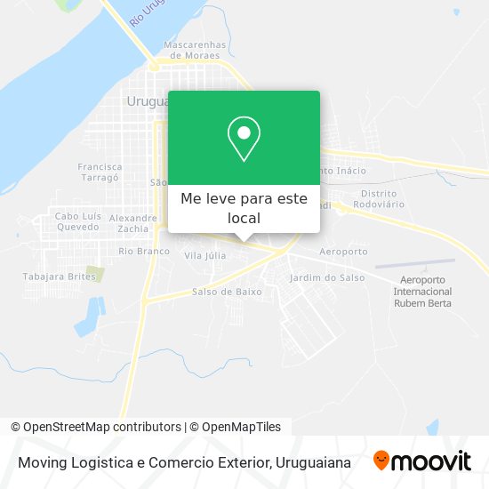 Moving Logistica e Comercio Exterior mapa