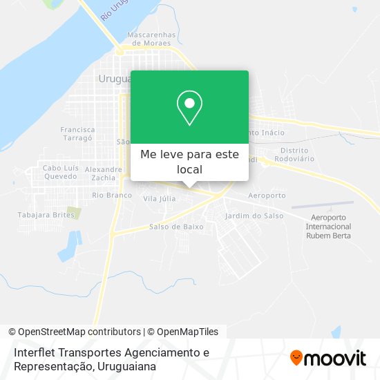 Interflet Transportes Agenciamento e Representação mapa