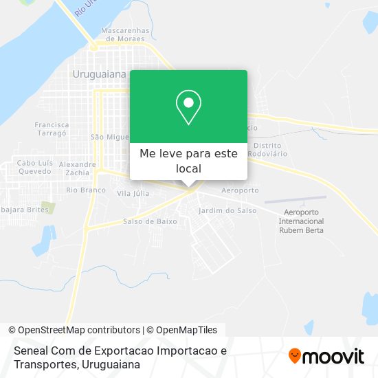 Seneal Com de Exportacao Importacao e Transportes mapa