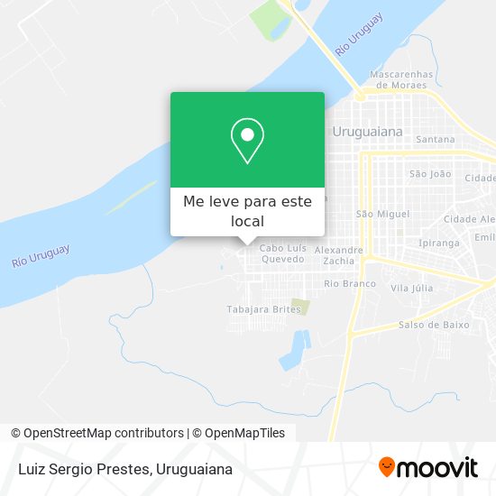 Luiz Sergio Prestes mapa