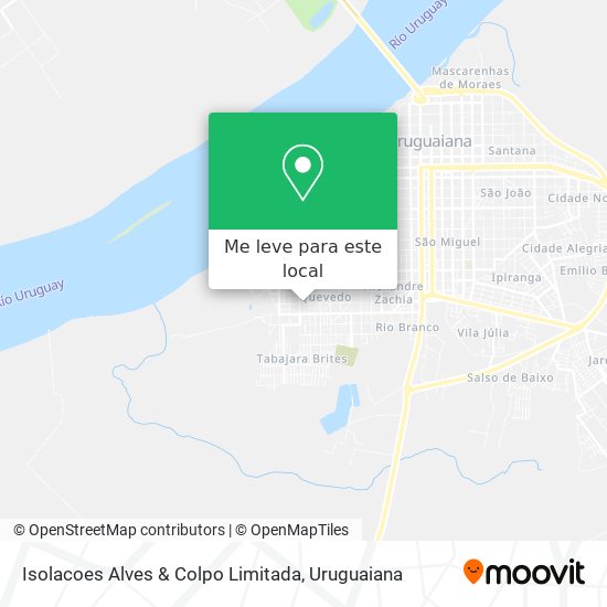Isolacoes Alves & Colpo Limitada mapa