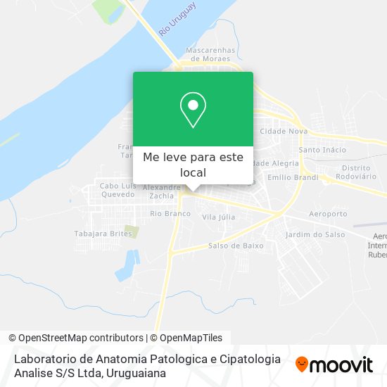 Laboratorio de Anatomia Patologica e Cipatologia Analise S / S Ltda mapa