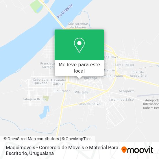 Maquimoveis - Comercio de Moveis e Material Para Escritorio mapa