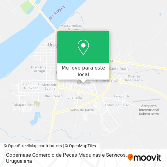 Copemase Comercio de Pecas Maquinas e Servicos mapa