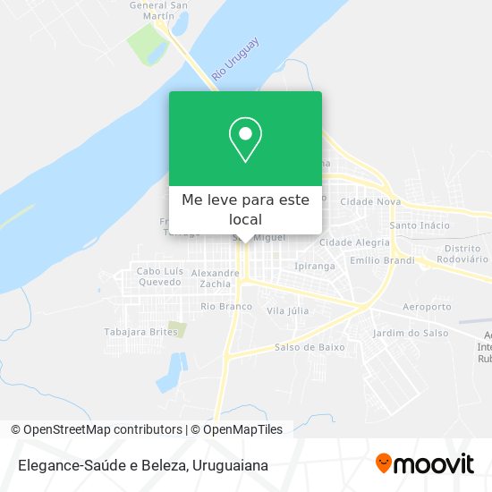 Elegance-Saúde e Beleza mapa