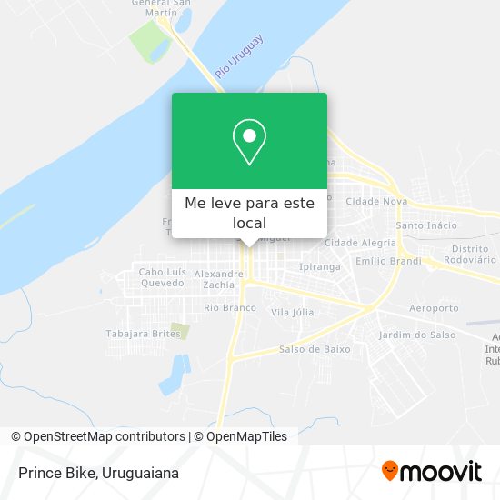Prince Bike mapa