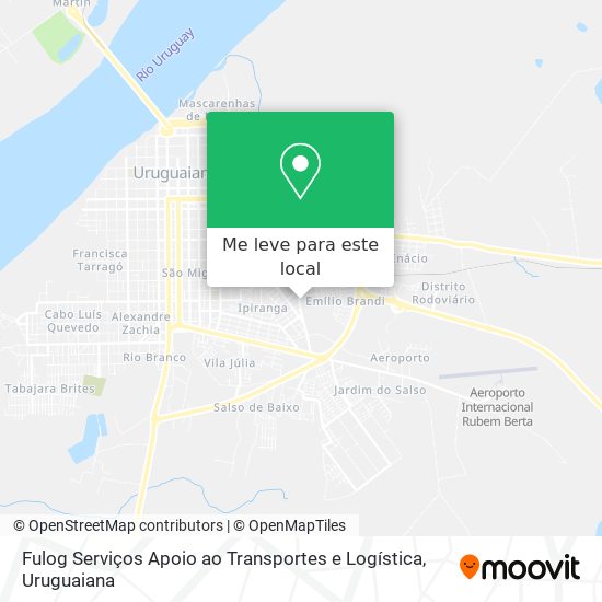 Fulog Serviços Apoio ao Transportes e Logística mapa