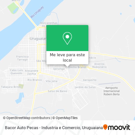 Bacor Auto Pecas - Industria e Comercio mapa