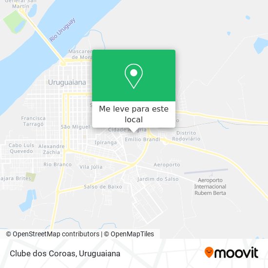 Clube dos Coroas mapa