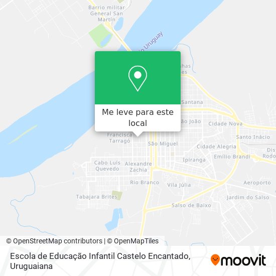 Escola de Educação Infantil Castelo Encantado mapa