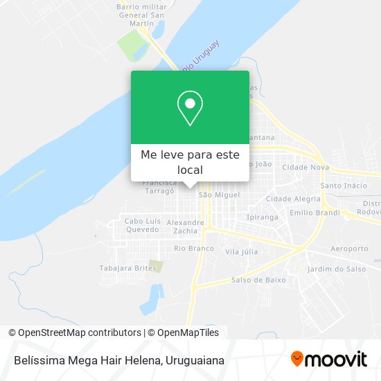 Belíssima Mega Hair Helena mapa