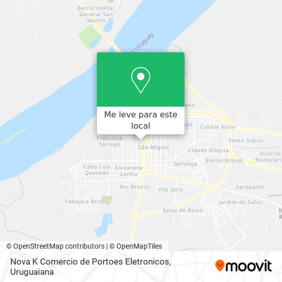 Nova K Comercio de Portoes Eletronicos mapa