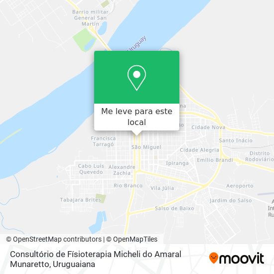 Consultório de Físioterapia Micheli do Amaral Munaretto mapa