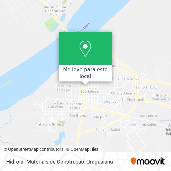 Hidrolar Materiais de Construcao mapa