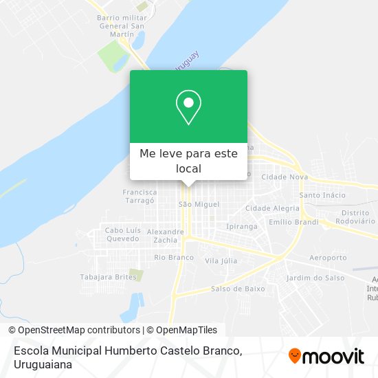 Escola Municipal Humberto Castelo Branco mapa