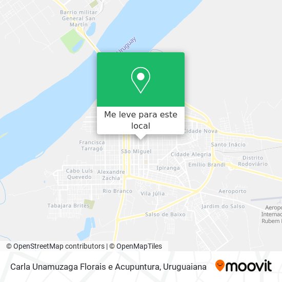 Carla Unamuzaga Florais e Acupuntura mapa