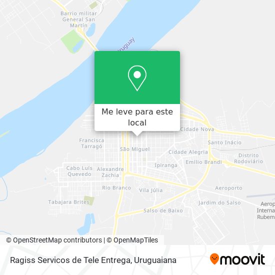 Ragiss Servicos de Tele Entrega mapa