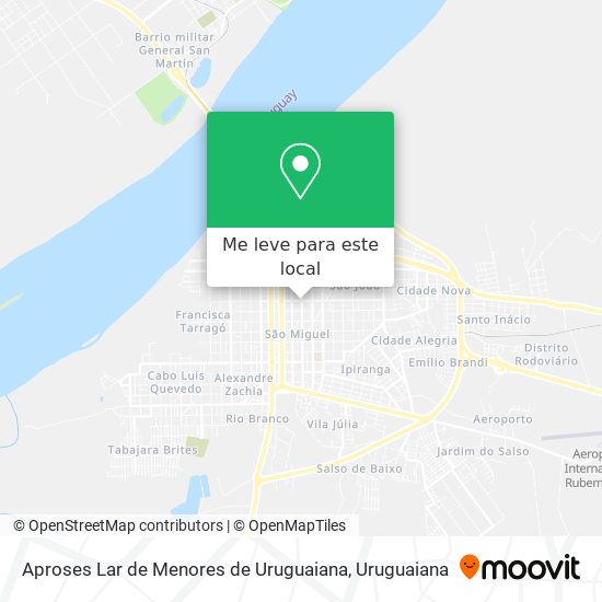 Aproses Lar de Menores de Uruguaiana mapa