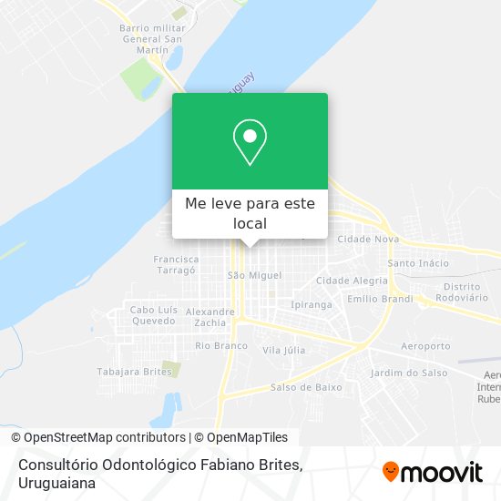 Consultório Odontológico Fabiano Brites mapa